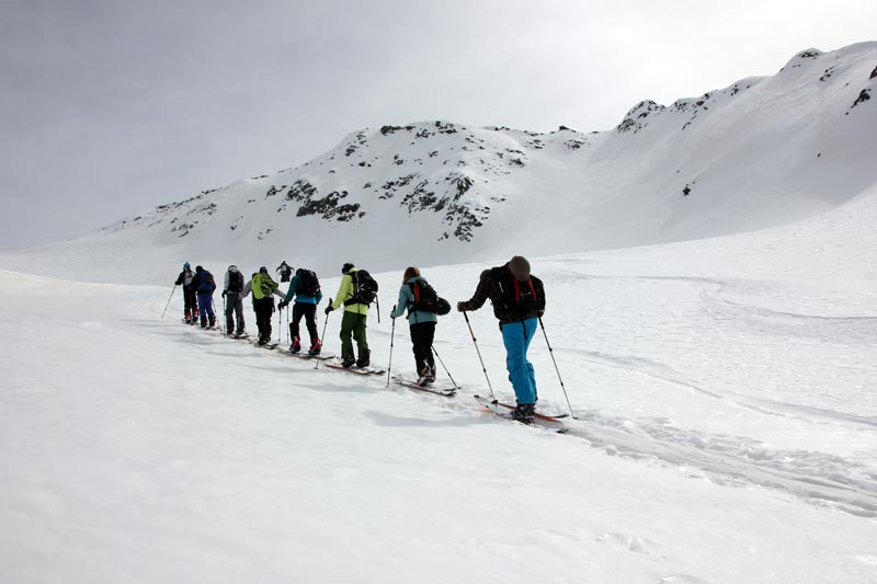 Touring 1 es geht weiter splitboard touring im Großglockner Gebiet