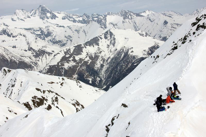 Gipfelschneise, Relax vor dem Gipfelsieg gipfelschneise roter kogl kals