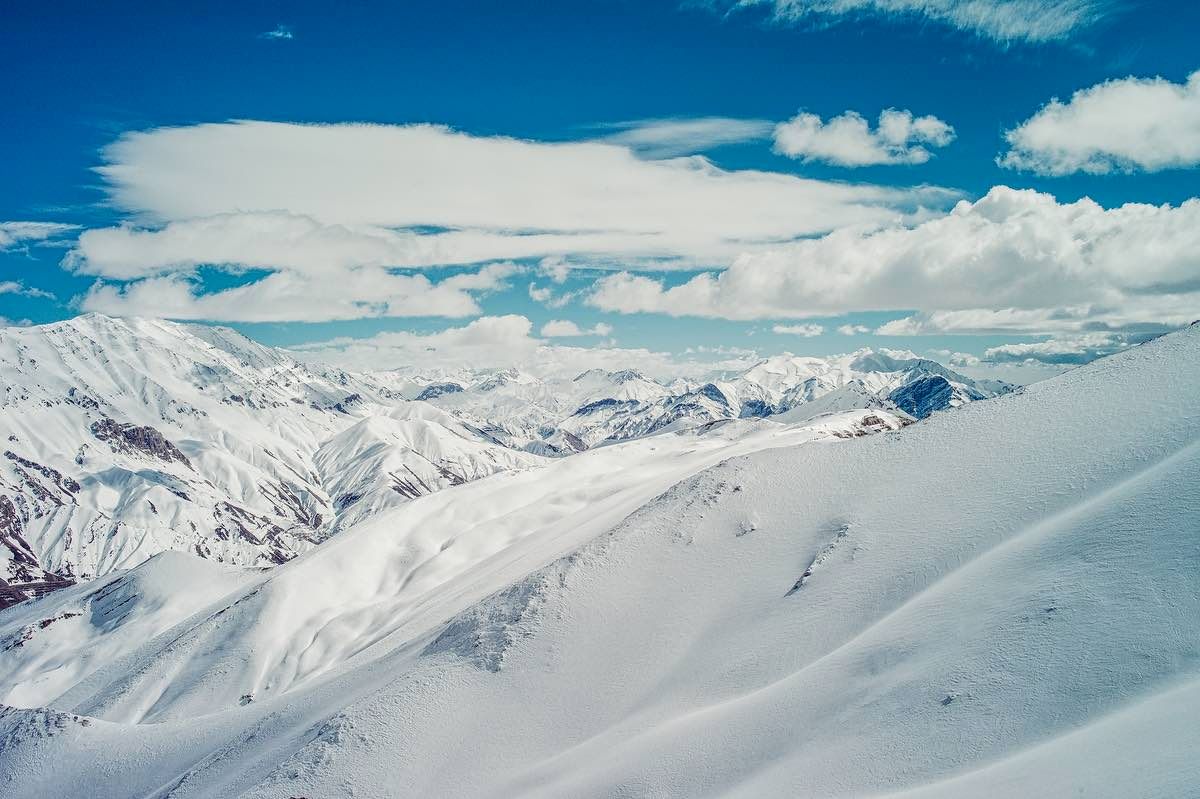 Nordseitig noch guter Schnee