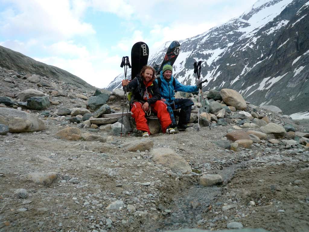 Splitboard Großglockner, fix und alle im Gegenanstieg Splitboard Großglockner, fix und alle im Gegenanstieg