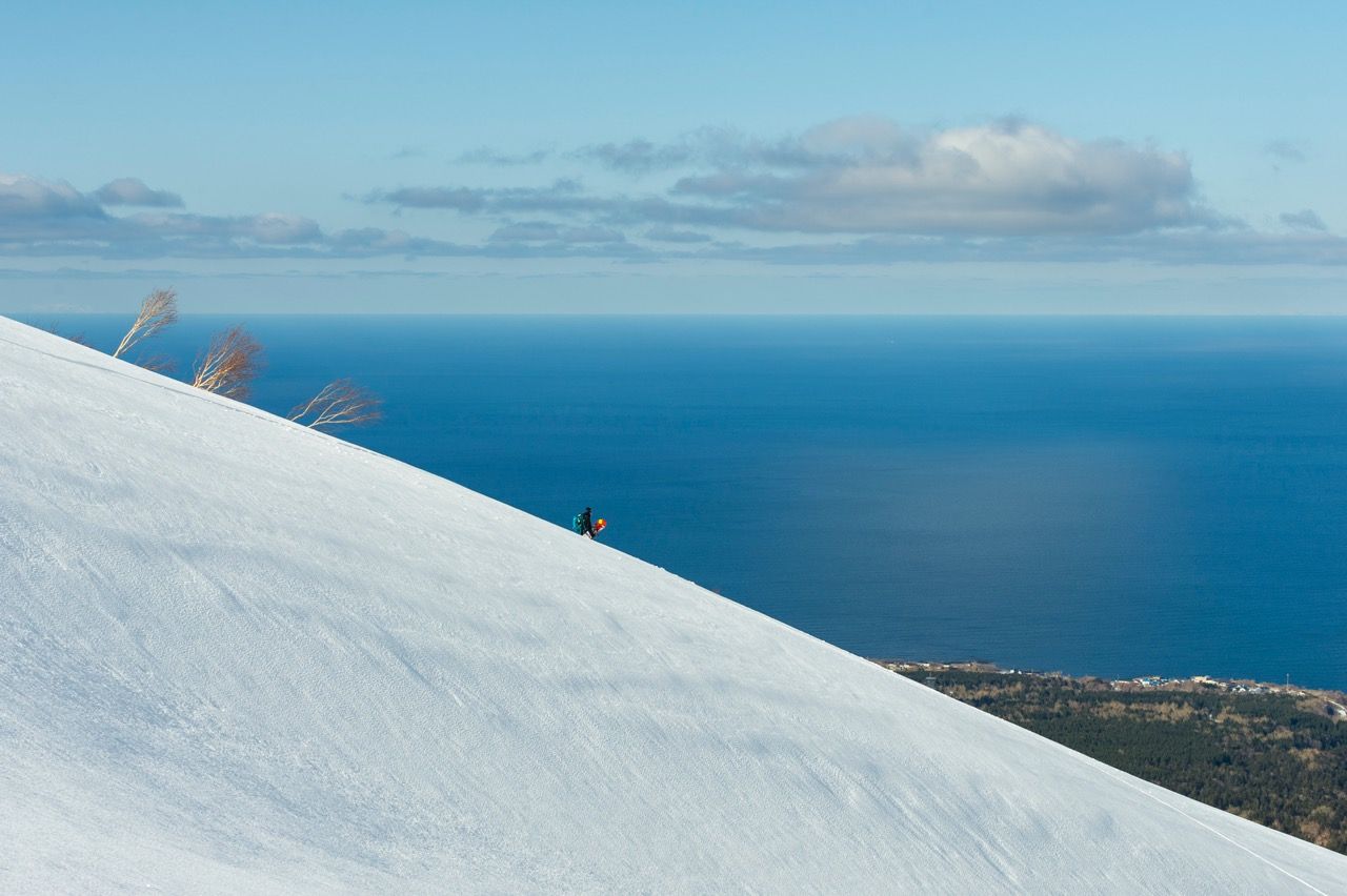 Japow mit Ausblick Japow mit Ausblick