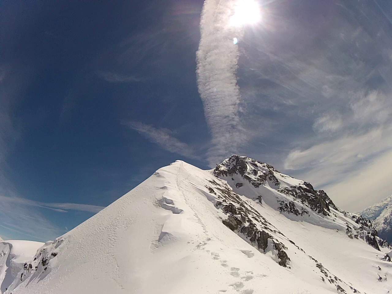 Gipfel Grat Mont Velan Gipfel Grat Mont Velan