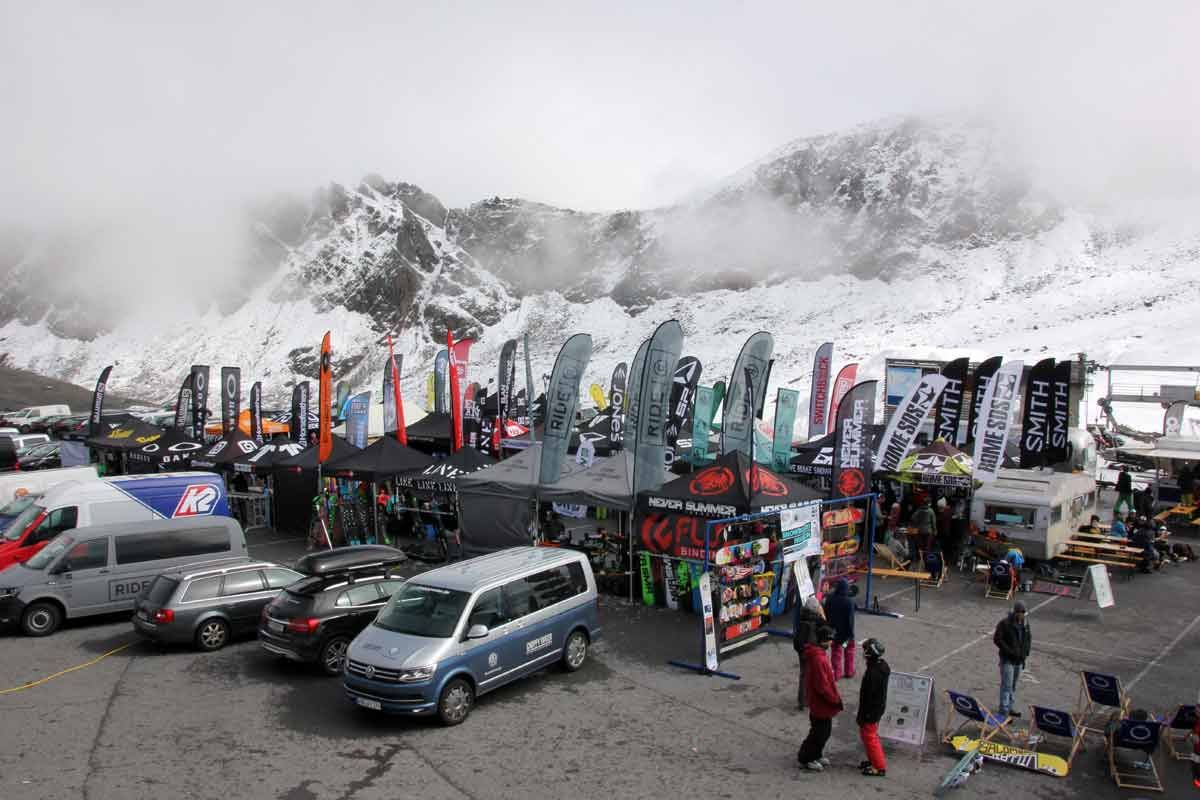 Alle da beim KTO 15 aber kaum Splitboards