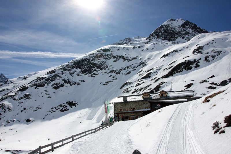 Amberger Hütte Blick West Amberger Hütte Blick West