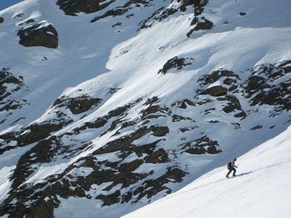 Splitboard Test Ascent Uphill with a splitboard