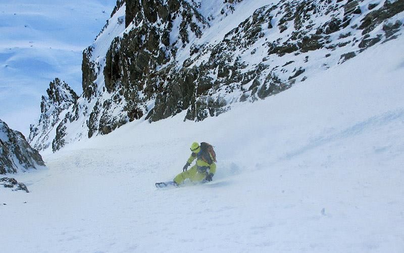 Powder Fun at Domenech, Splitboard Powder Fun at Domenech, Splitboard