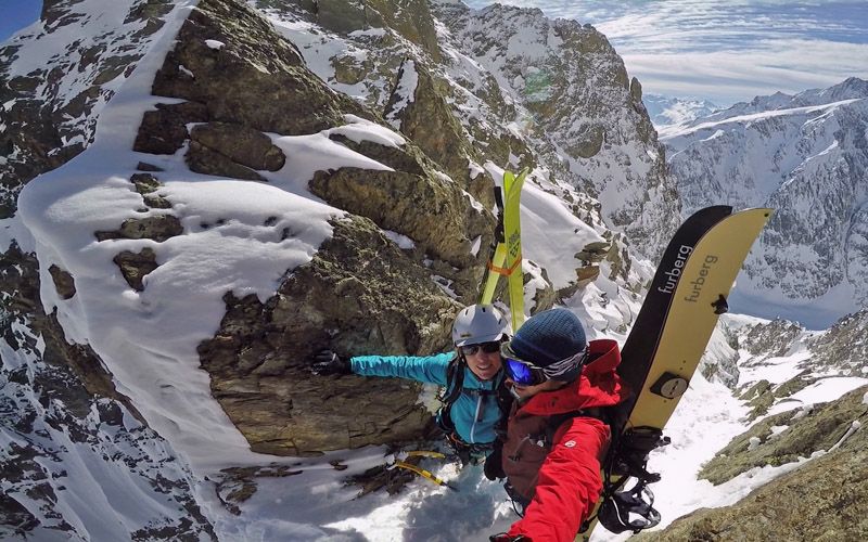 Erstbefahrung am Miage Gletscher - Davide Capozzi