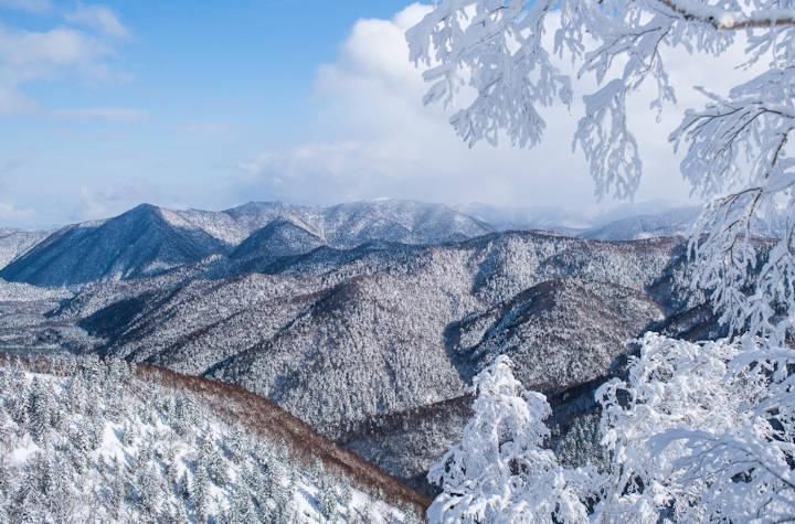 Ausblicke Japanische Berge