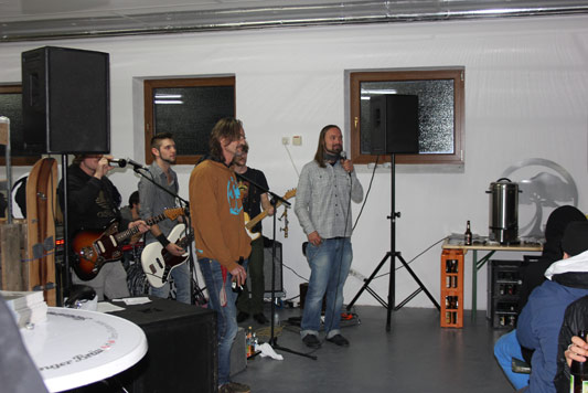 A wram welcome to the Arbor family The speach, hold by Gregor and Andy at Arbor