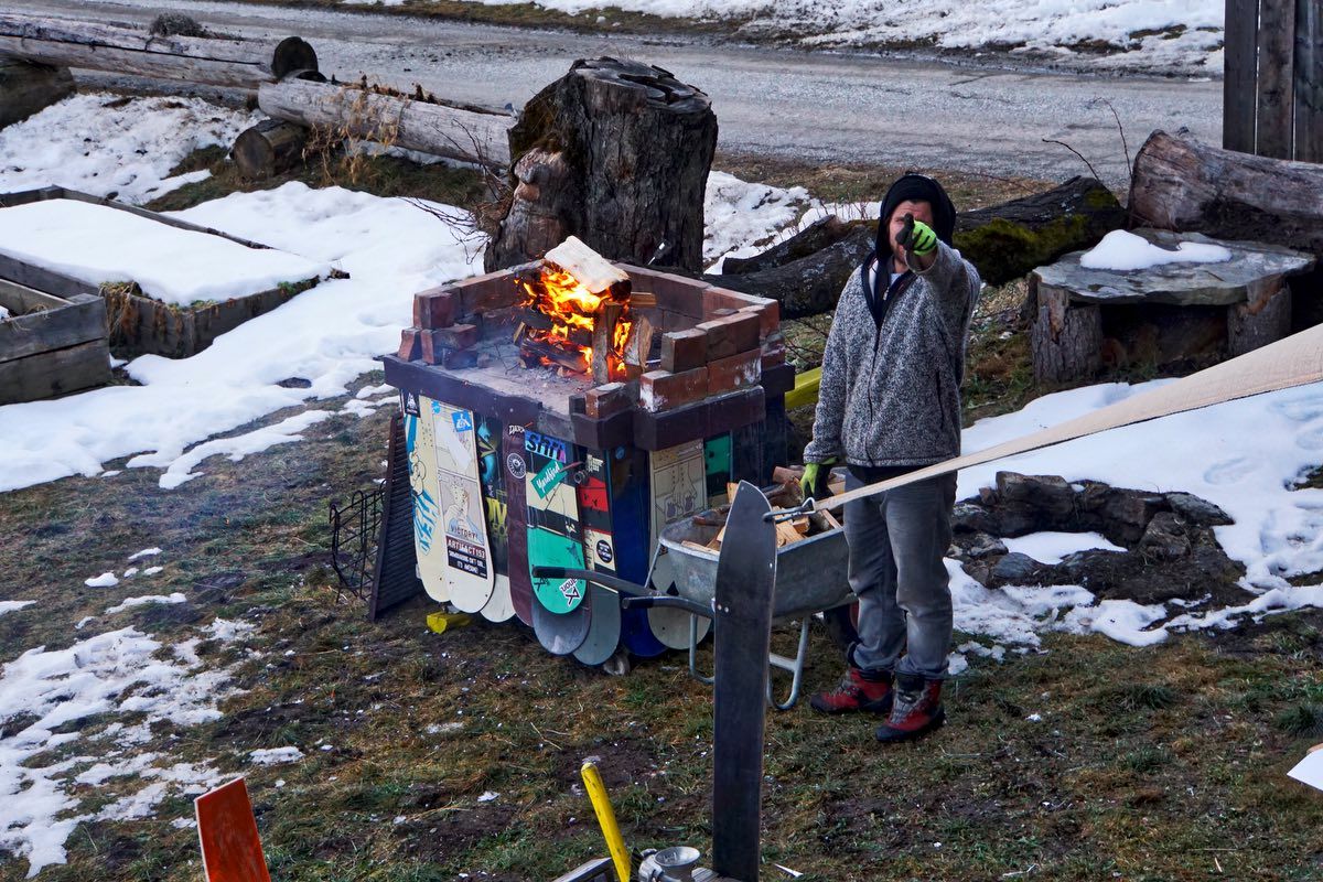 Jürgen getting the fire on Jürgen getting the fire on