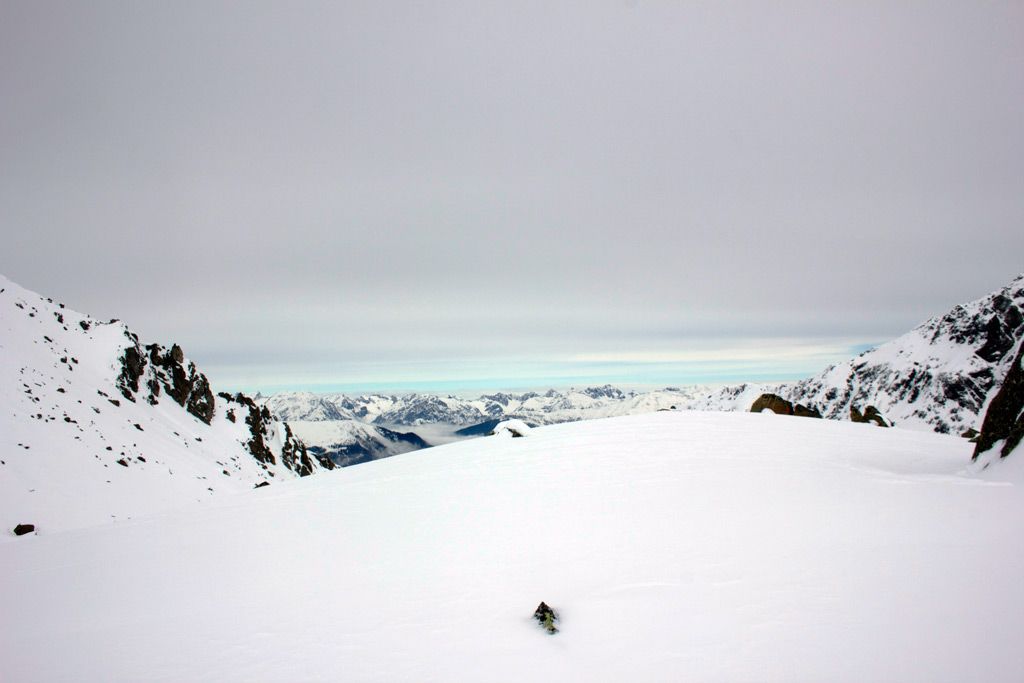 View to the Valey Above the Anton Renk hut