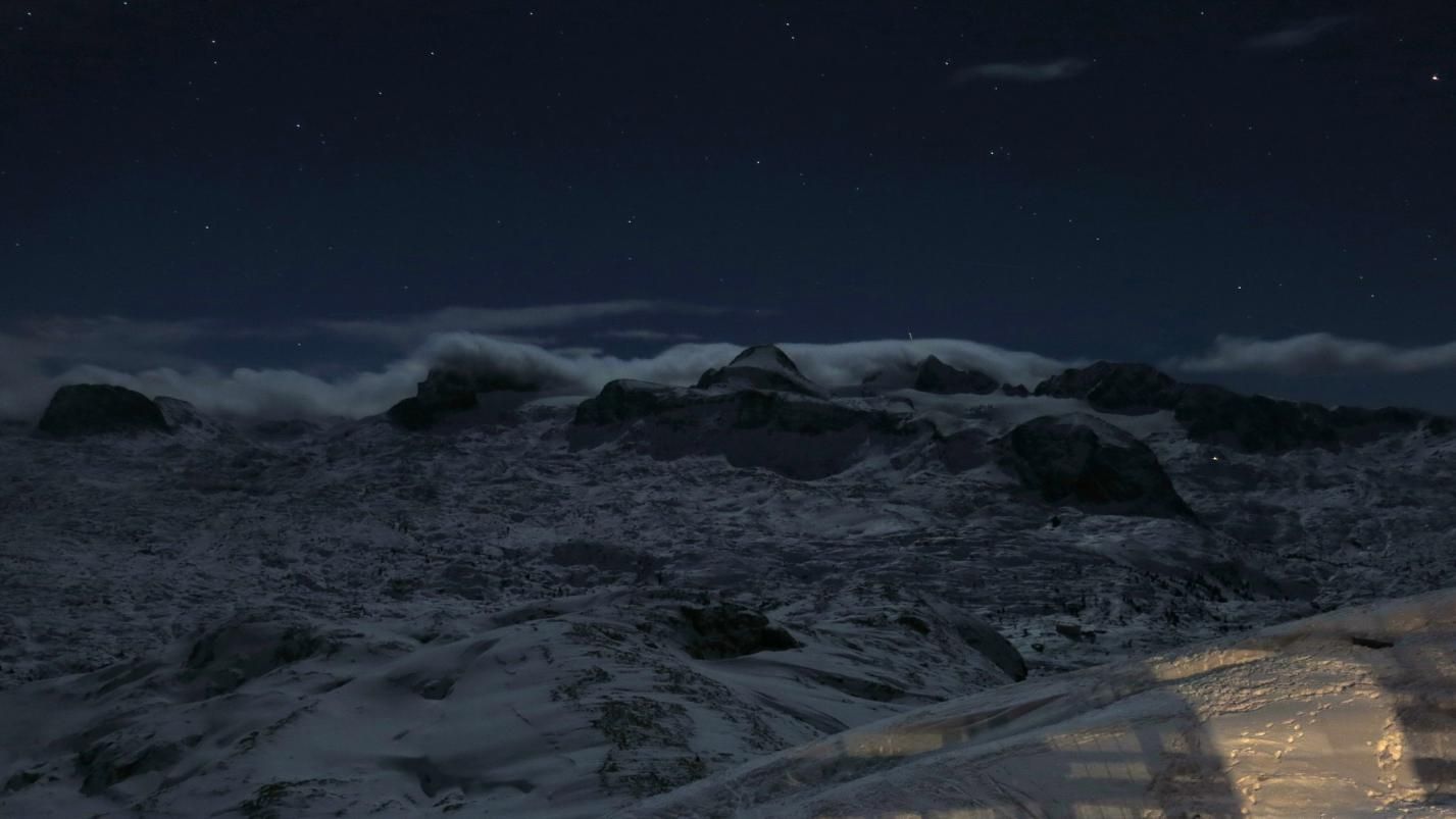 Dachstein in der Nacht