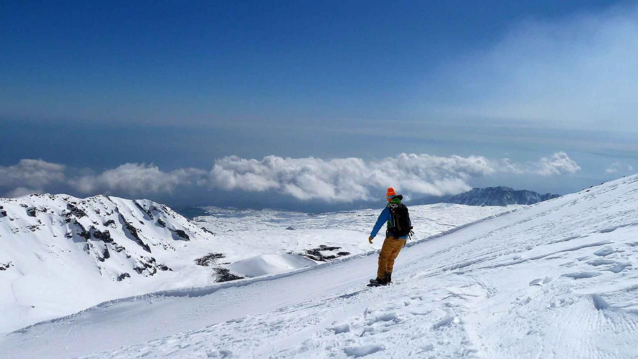 Etna splitboarding Etna splitboarding