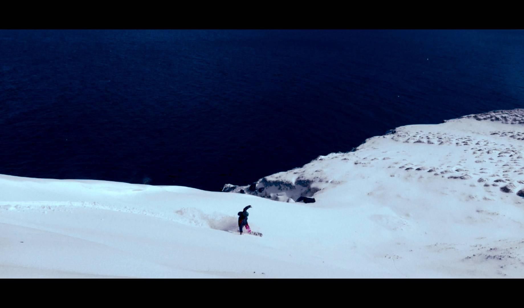 Splitboarding to the Arctic Ocean Dark and beautiful