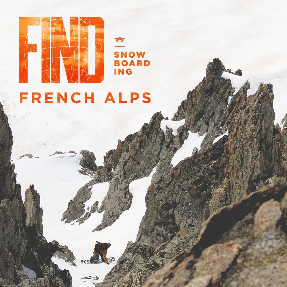 Splitboarding Couloir in France