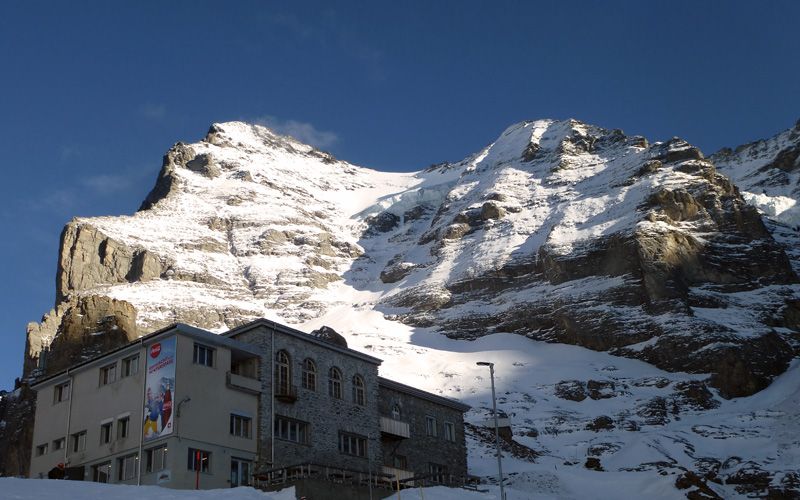 Eiger west face with Davide Capozzi