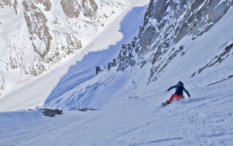 Riding Aiguille Verte “Les Z”