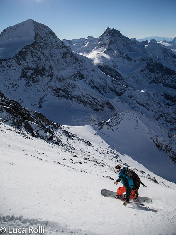 pic by Luca Rolli Riding the Eiger Westface