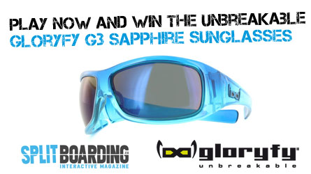 Play now and win the unbreakable Gloryfy G3 sapphire sunglasses News
