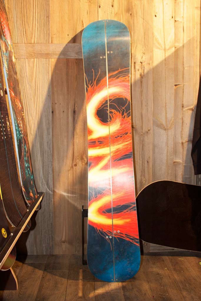 Gnu Splitboard Billy Goat base Temples Dreamsplit