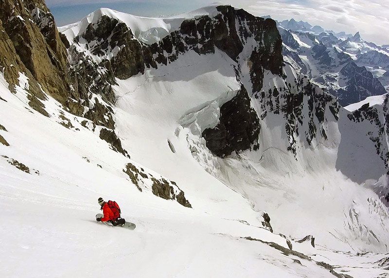 Davide Capozzi Erstbefahrung Grand Combin 2 Davide Capozzi Erstbefahrung Grand Combin 2