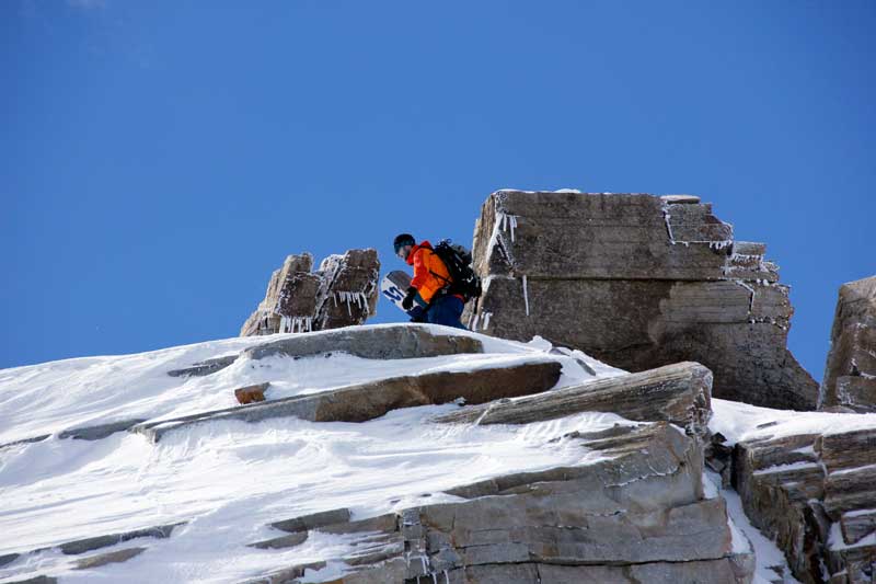 Kraxelei zum Uhu Peak