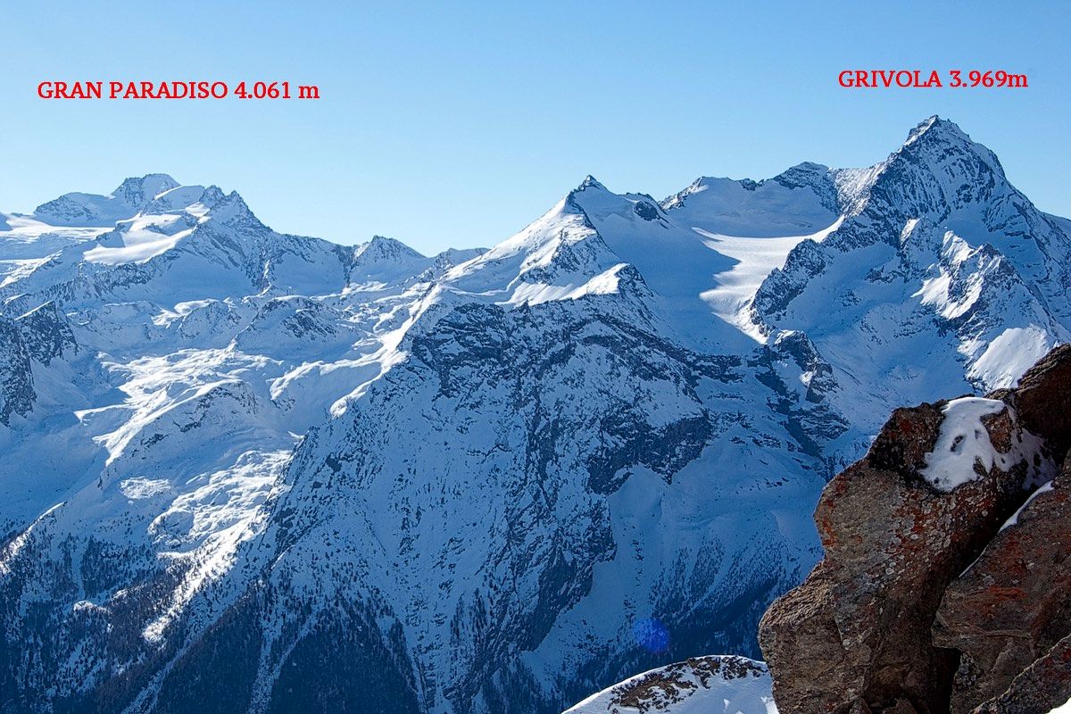 Grand Paradiso und Grivola sind Nachbarn Grand Paradiso und Grivola sind Nachbarn
