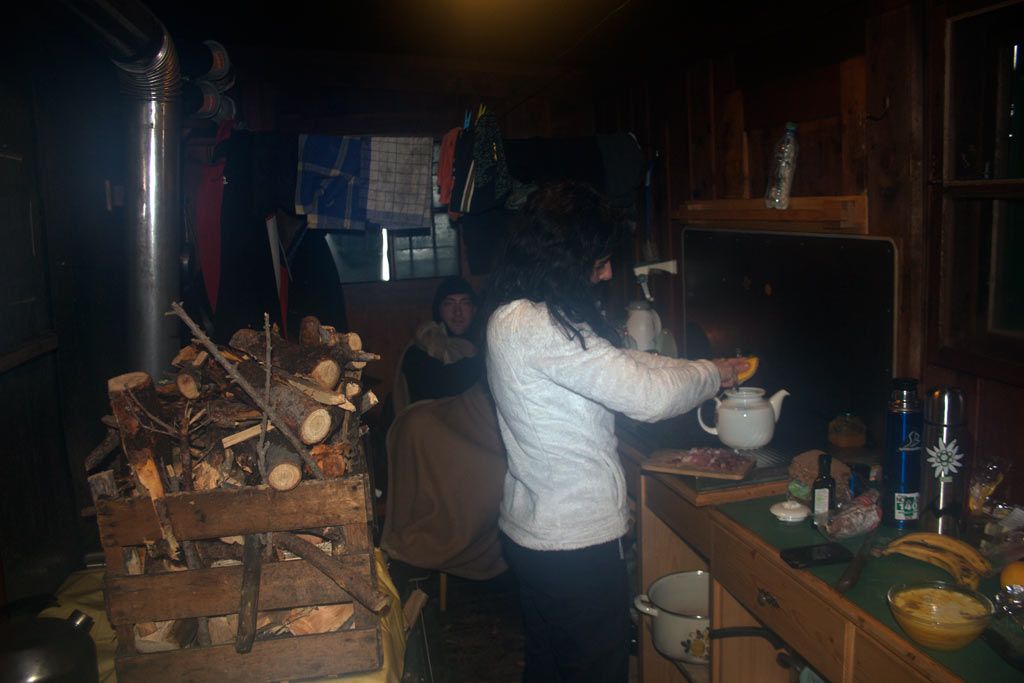 Wood-Stock refilled Anton Renk Drying wood on the oven