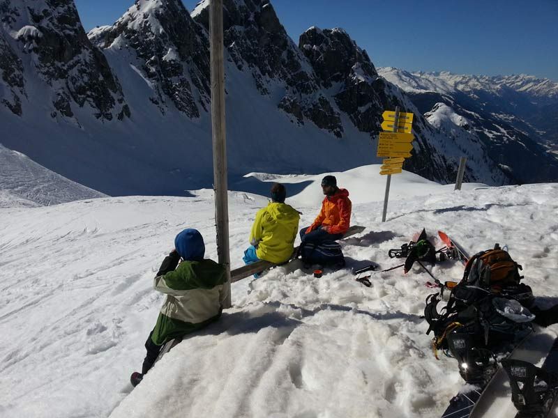 Jause an der Karlsbader Hütte