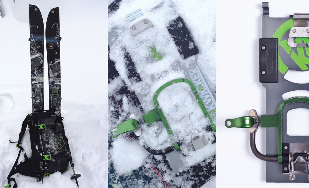 K2 Kwicker Step-In Splitboard On Snow K2 Kwicker Splitboard Step-In System