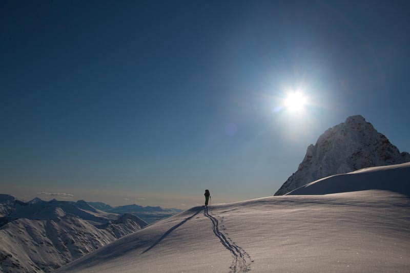 Splitboard Durchquerung, Lyngen von Süden nach Norden
