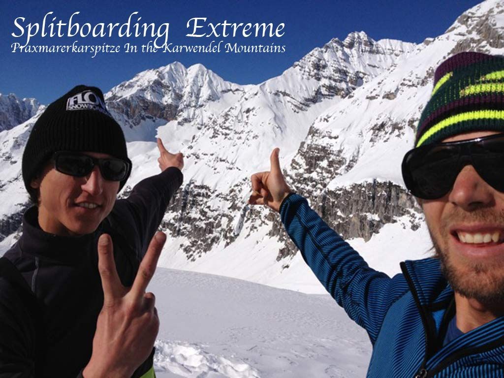Splitboard Extreme mit Mitch Tölderer und Max Zipser, Praxmarerkarspitze