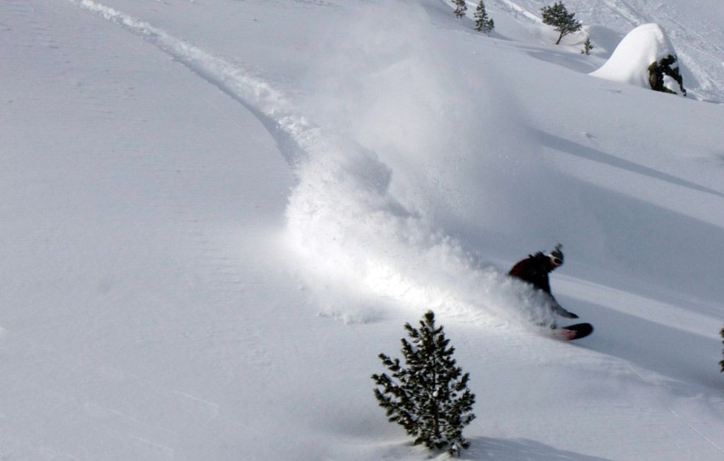 Splitboard Pow Turn