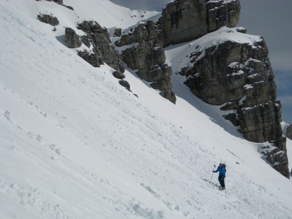 Splitboard Test Traversing Traversing with a Splitboard