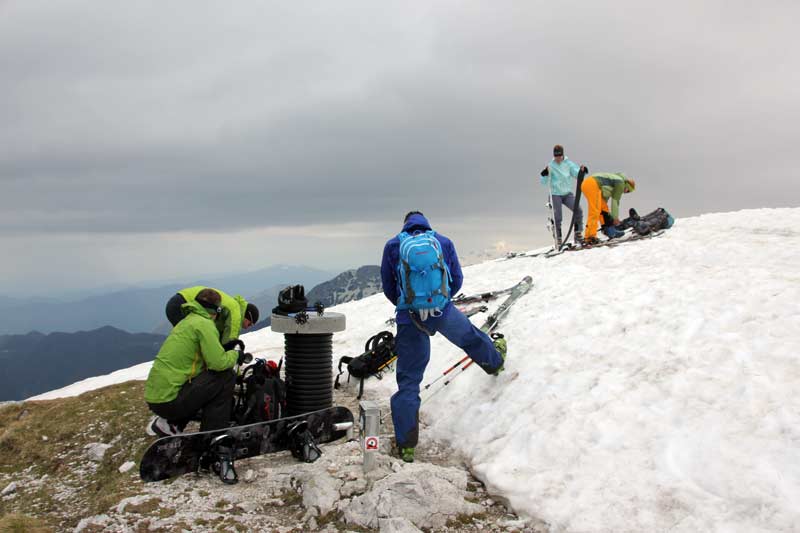 Am Gipfel des Rodica