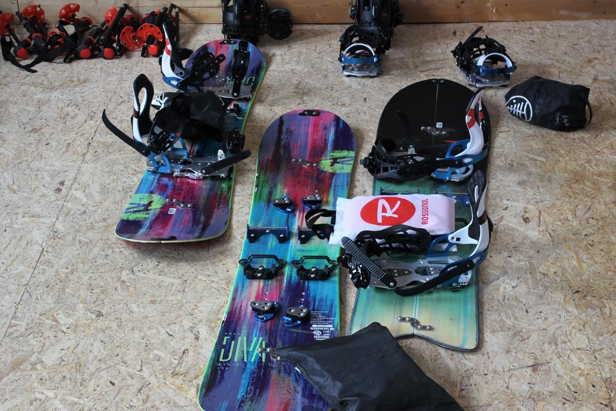 Diva and Sushi are a good team Rossi Splitboard Setup