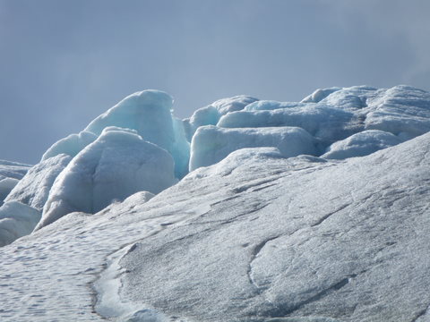 Seracs (Eistürme) am Gletscher ©rocknsnow.at Seracs (Eistürme) am Gletscher ©rocknsnow.at