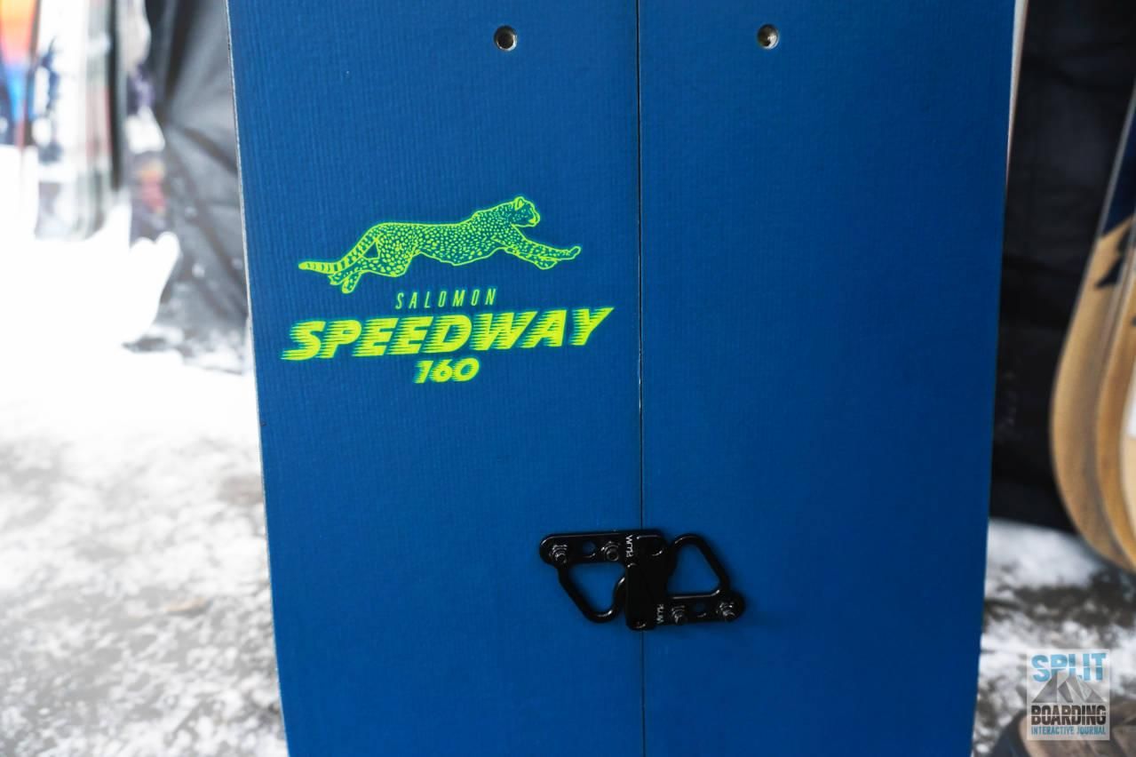 Detail Salomon Speedway Split Jaguar auf dem Top