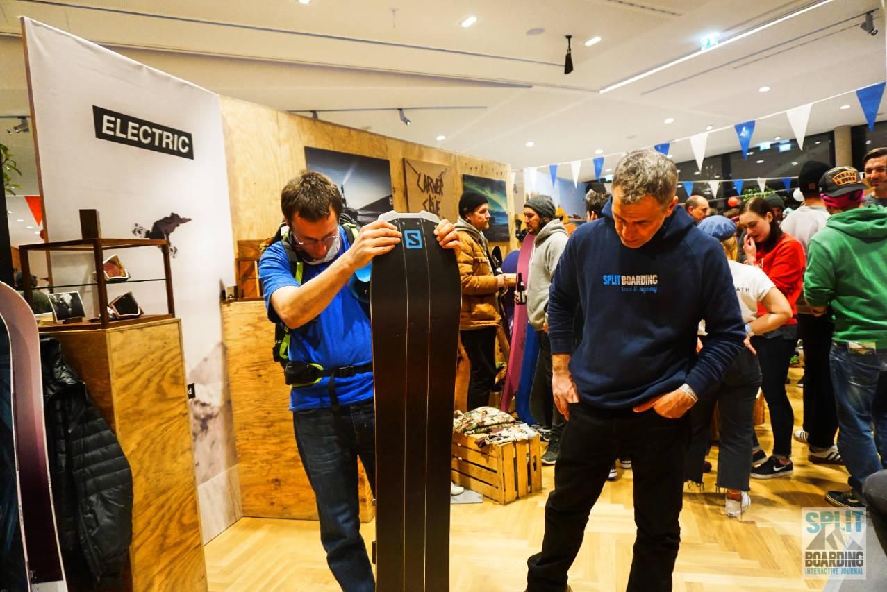 Checking the SLAB Splitboard Salomon SLAB Splitboard