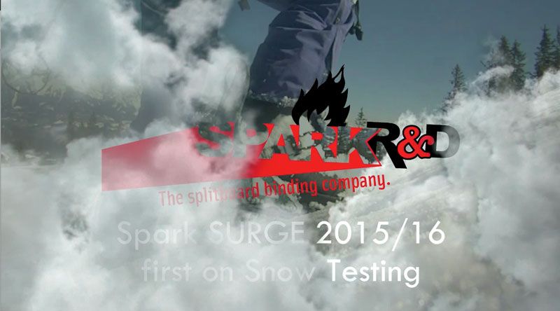 Spark R&D 2015-16 Test im Schnee
