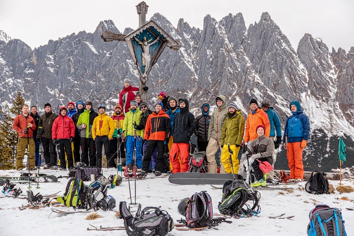 One part of the group for the summit picture One part of the group for the summit picture