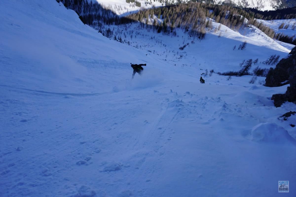 Riding im Puder Pow freunden