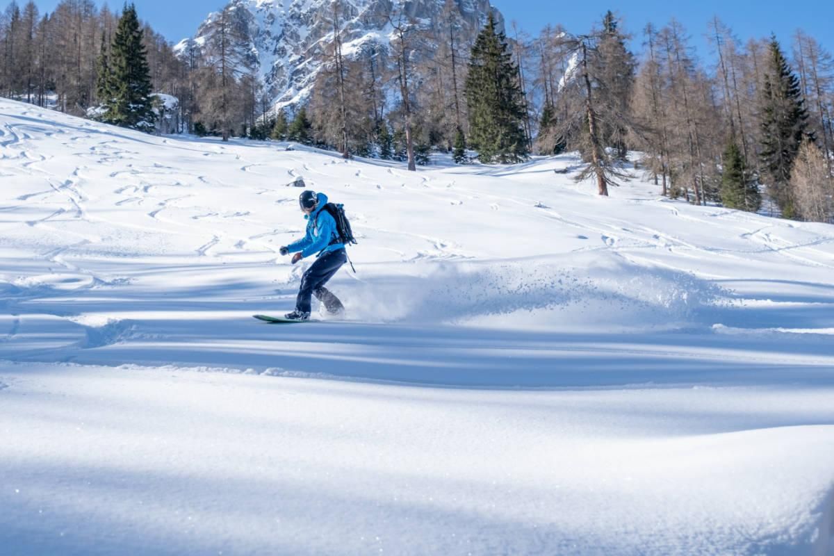 Riding Splitboarding