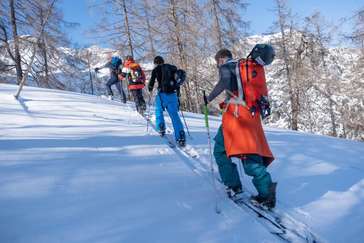 Alle beim Testen Splitboard Test