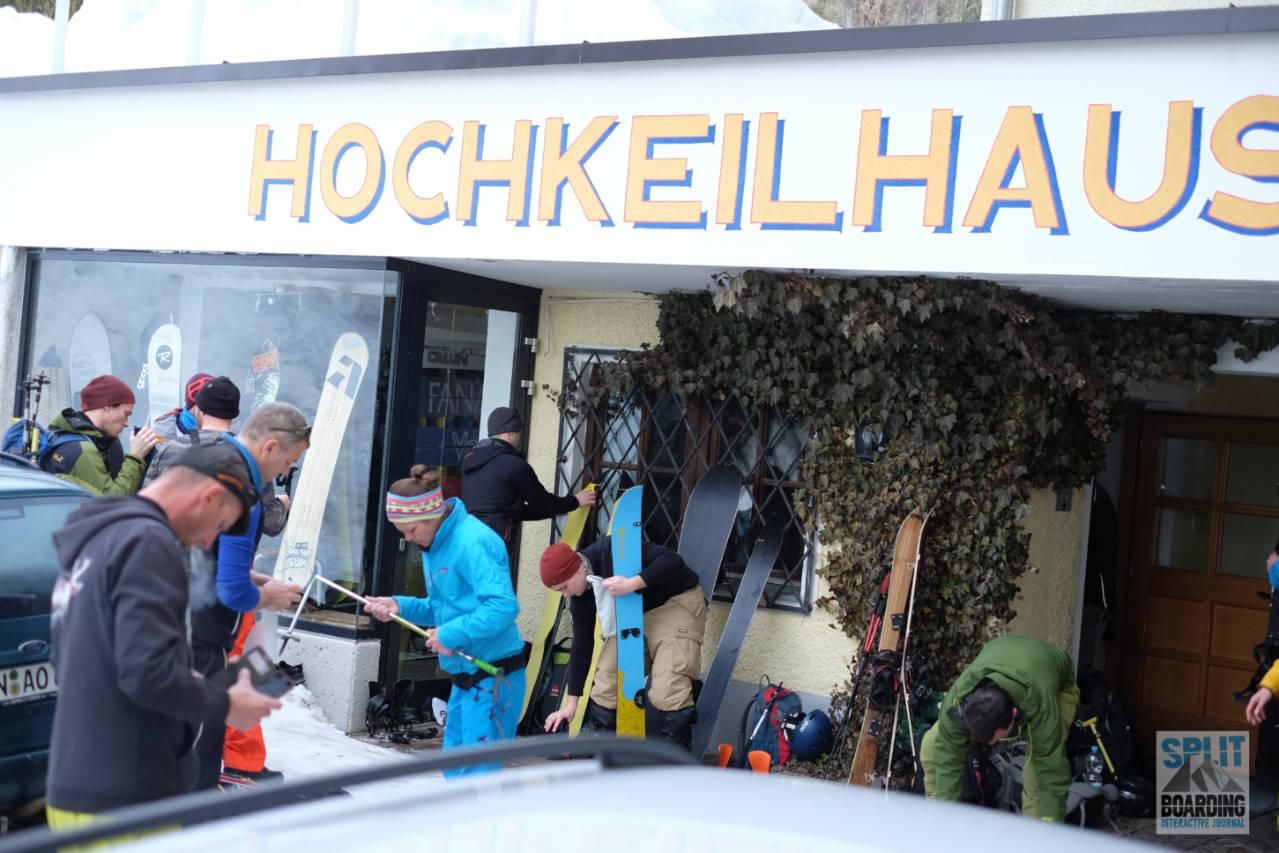 Vorbereitung in der Früh Wir wollen los