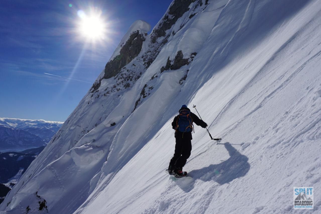 Matt on pretty hard Stuff South side pretty icy - testit