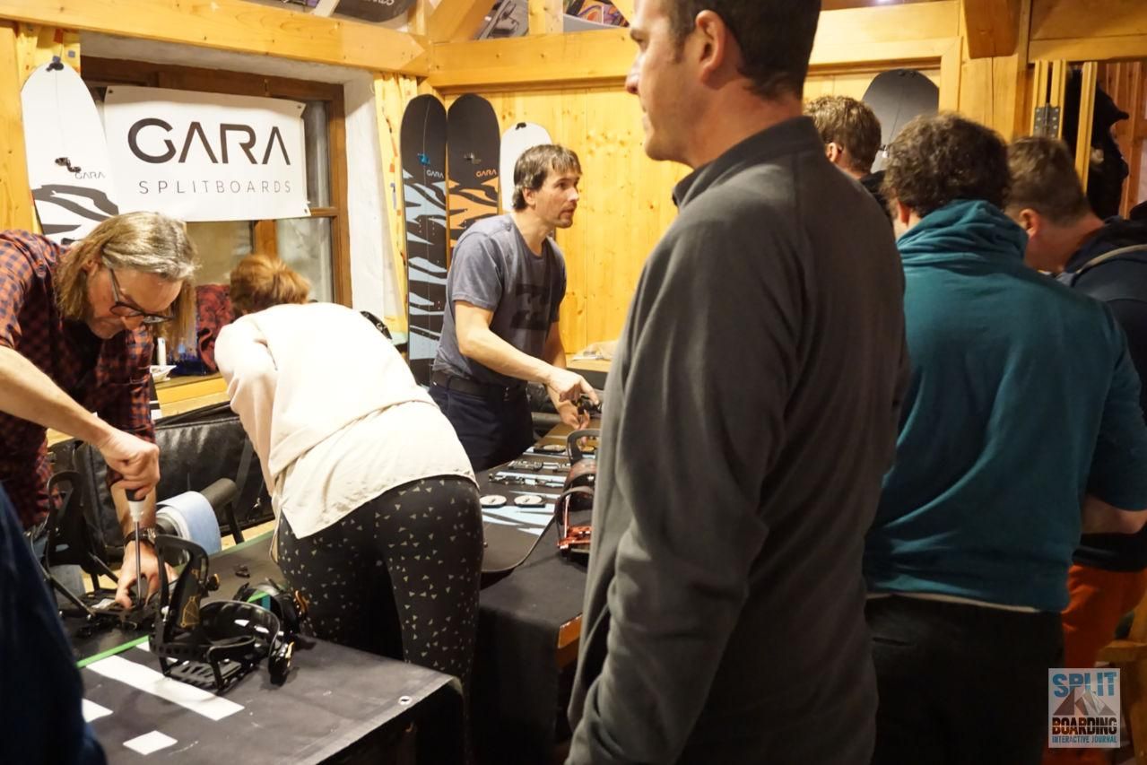 Gara at their booth Ota in action