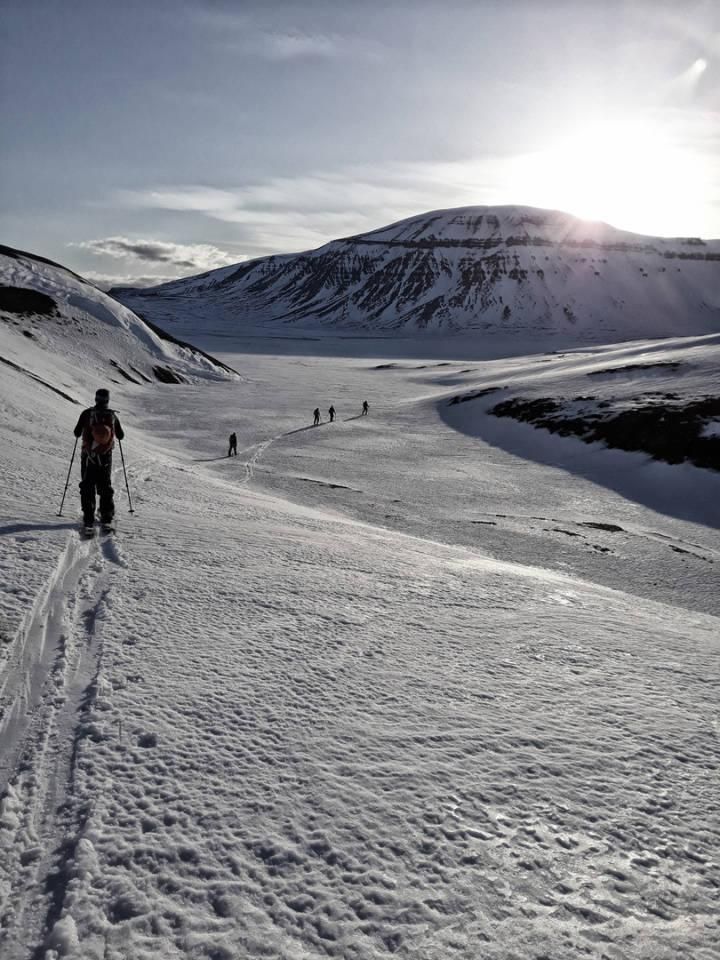 Splitboarden In Spitzbergen