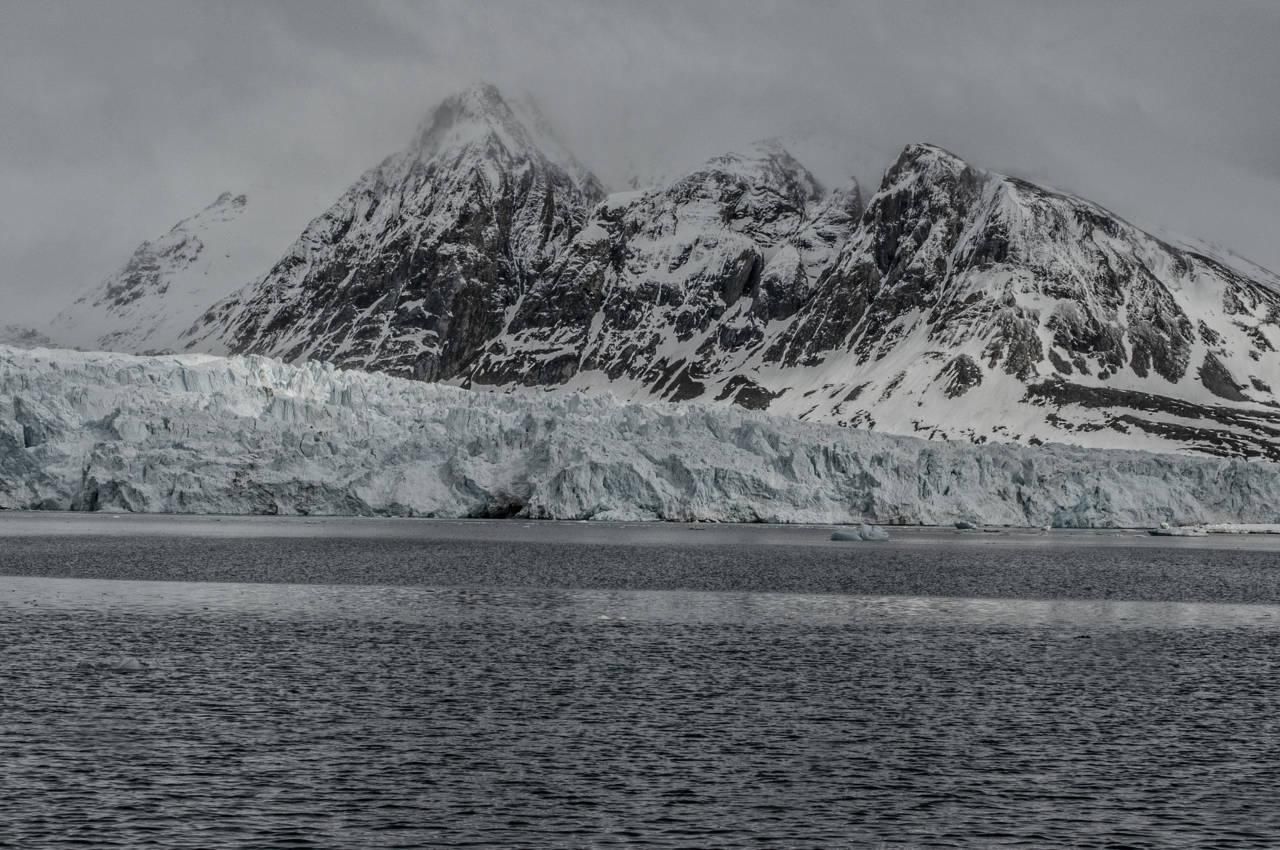 Gletscher am Meer Hoffentlich halten sie durch