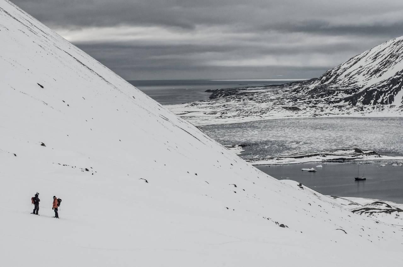 Spitzbergen Berge Faszinierende Landschaft